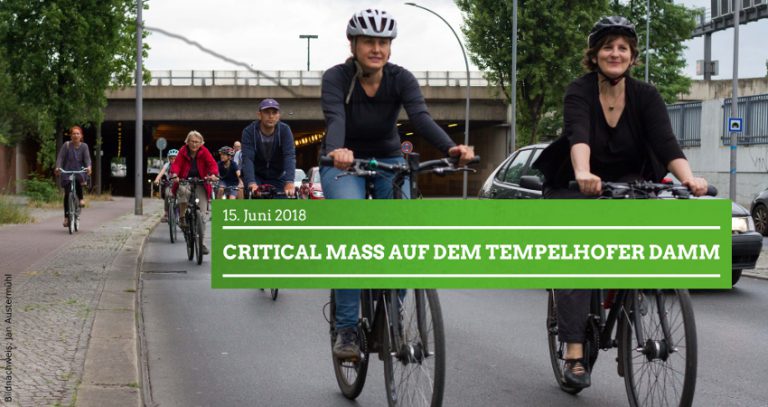 Critical Mass auf dem Tempelhofer Damm
