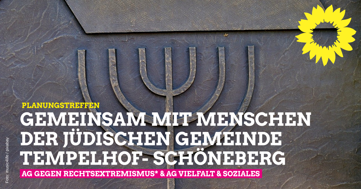 Planungstreffen gemeinsam mit Menschen der jüdischen Gemeinde Tempelhof-Schöneberg