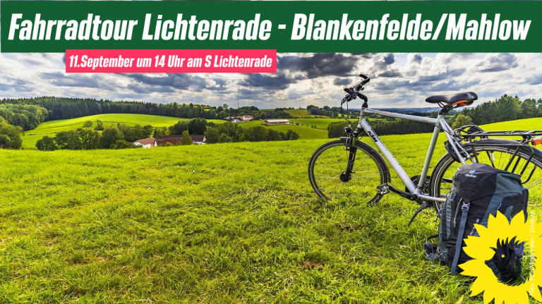 OG Lichtenrade: Fahrradtour mit den Grünen aus Blankenfelde-Mahlow