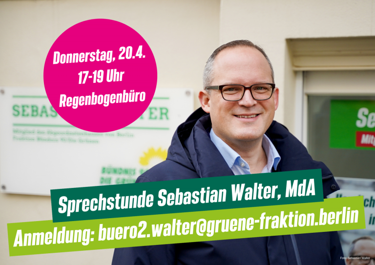 Sebastian Walters Bürger*innen-Sprechstunde im April