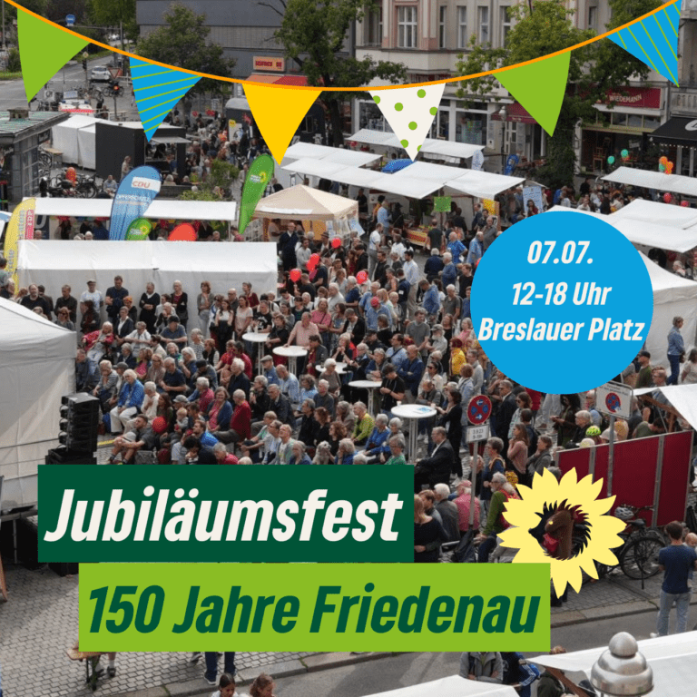 Jubiläumsfest – 150 Jahre Friedenau
