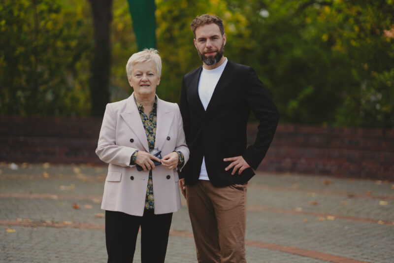 Moritz Heuberger und Renate Künast, Mitglied des Bundestages