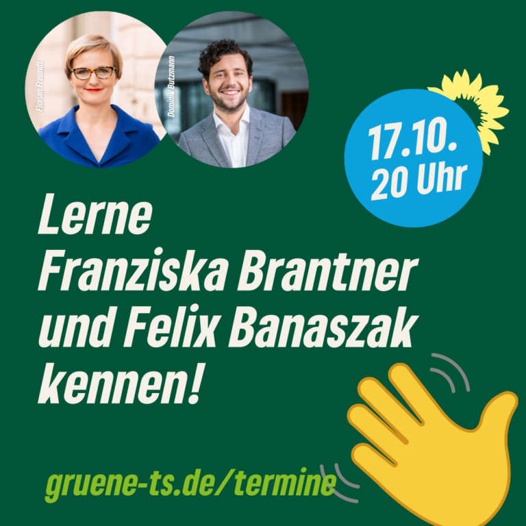 Lerne Franziska Brantner und Felix Banaszak kennen!