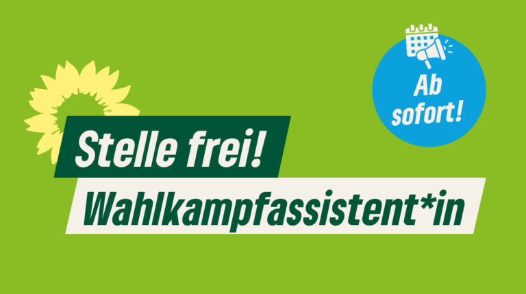 Ab sofort: Assistent*in der Kreisgeschäftsführung für den Bundestagswahlkampf gesucht!