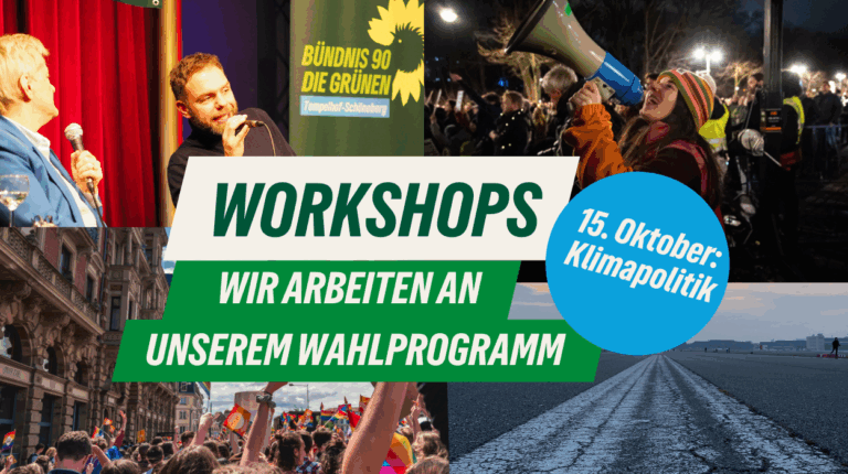 Workshop: Klima- und Umweltpolitik in Tempelhof-Schöneberg – Unser Bezirks-Wahlprogramm 2026