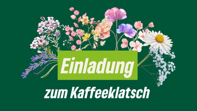 Einladung zum Kaffeeklatsch