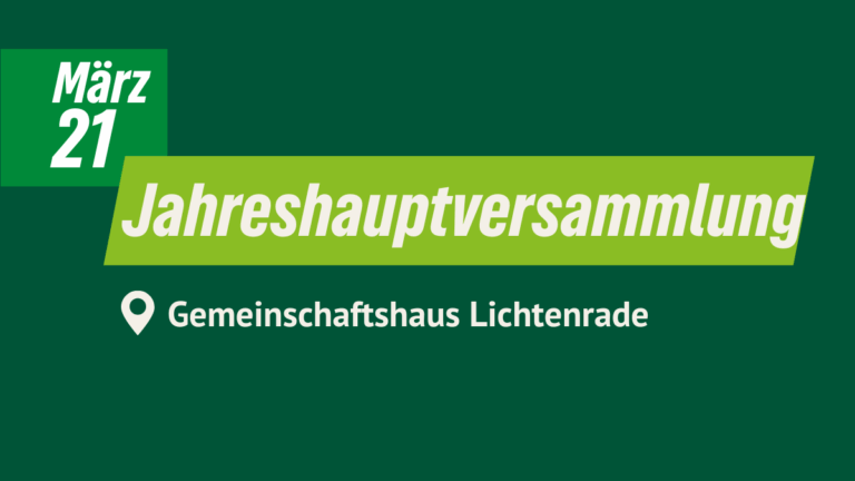 Jahreshauptversammlung