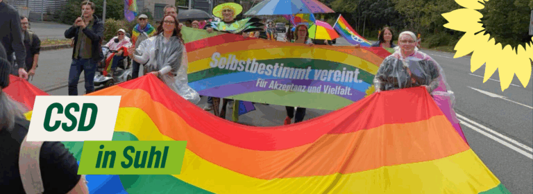 Regenbogen über Suhl