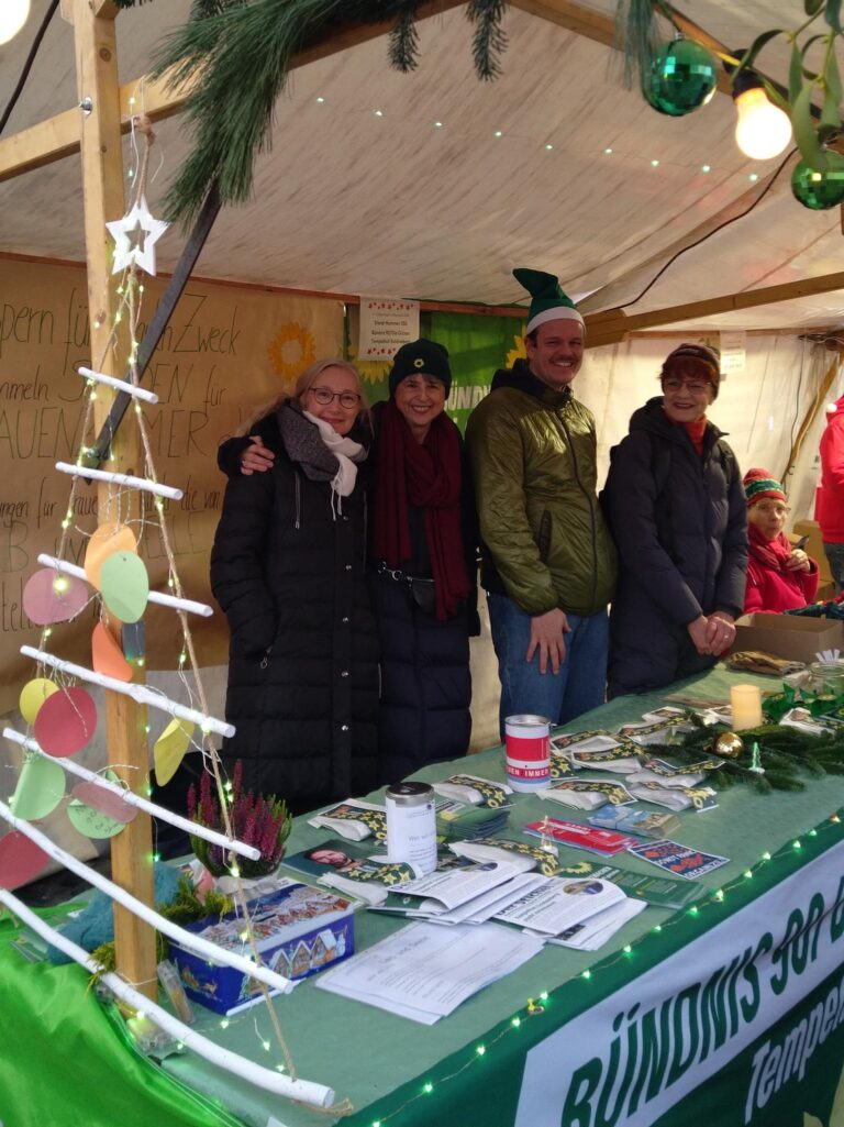 Für die gute Sache auf dem Lichtermarkt in Lichtenrade