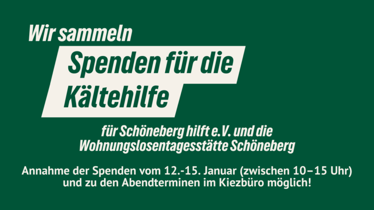 Kältewelle – jetzt mit euren Spenden helfen!