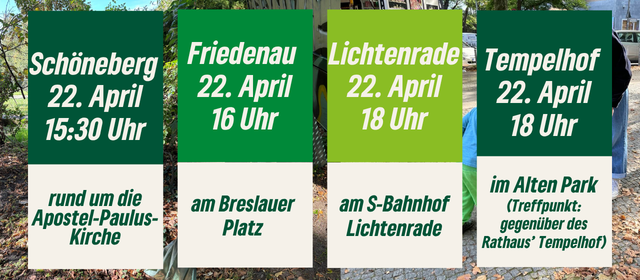 Sei dabei am 22. April beim Clean Up-Aktionstag „Zusammen ist besser – Berlin räumt auf“!